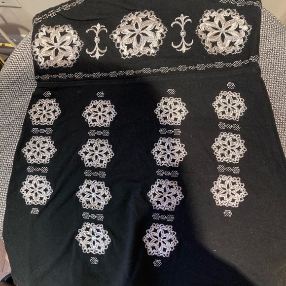 The Limited Black and Silver Strapless Top - Picture 2 of 6